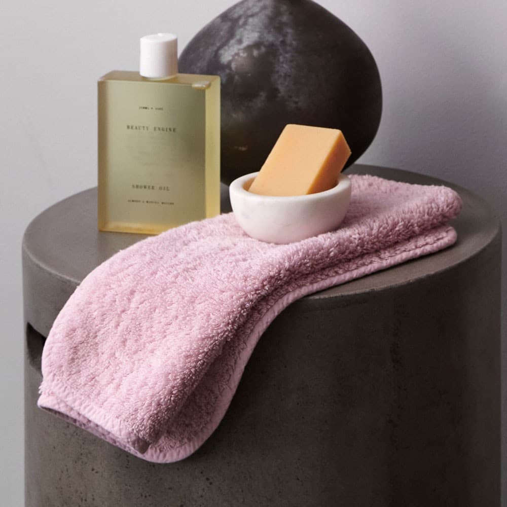 Super Pile Cotton Face Cloth. From $USD19.95. Available at George Street Linen