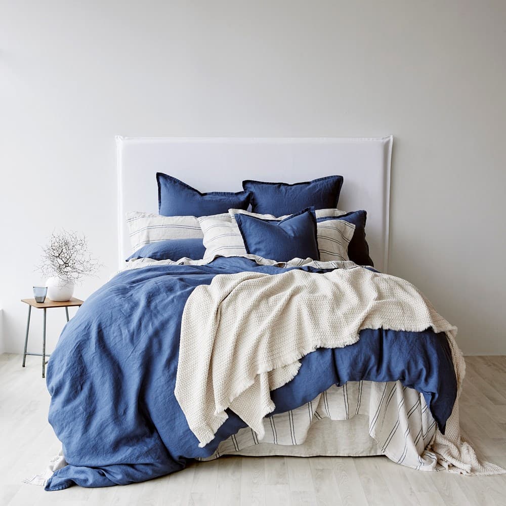 Pure Linen Duvet Cover Set. From $USD399.00. Available at George Street Linen