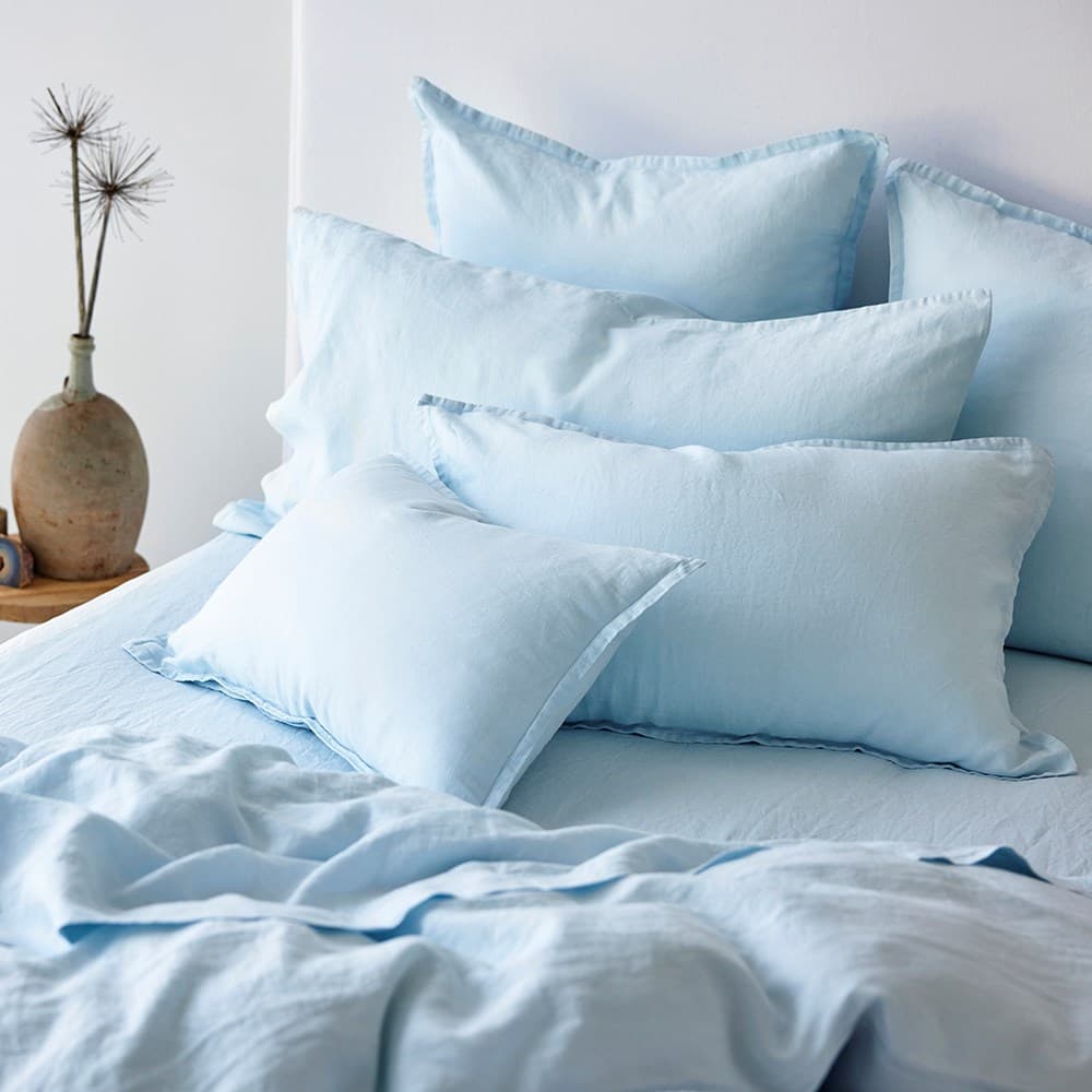 Pure Linen King Pillowcase. From $USD79.00. Available at George Street Linen