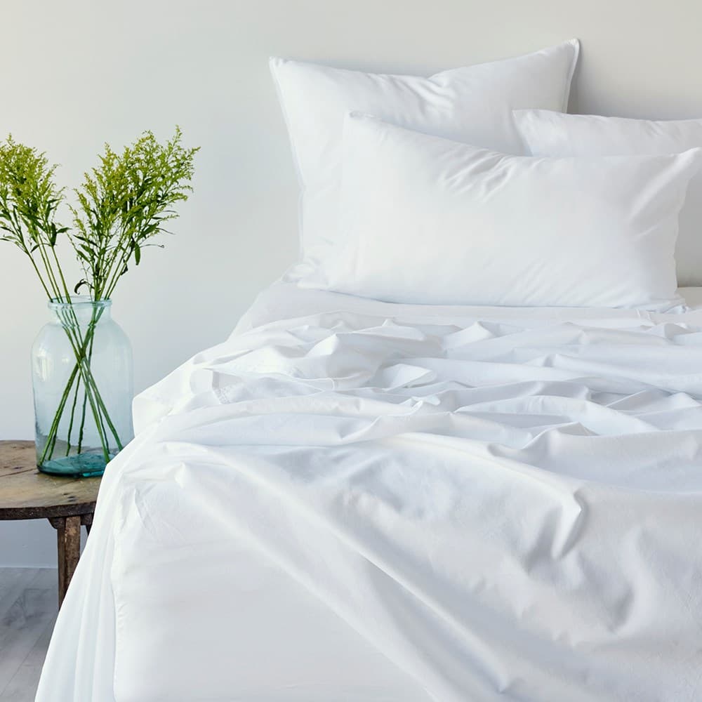 Soft Washed Cotton Sheet Set. From $USD199.95. Available at George Street Linen