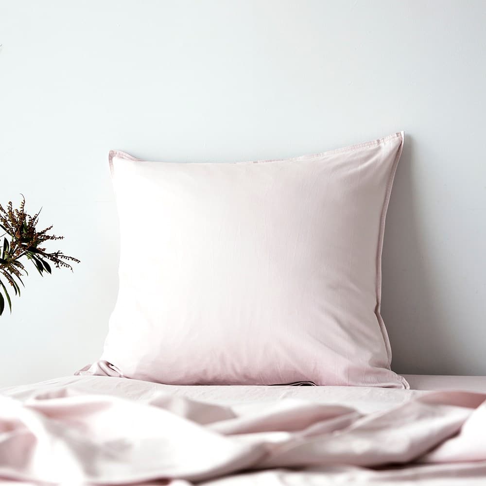 Soft Washed Cotton European Pillowcase. From $USD69.95. Available at George Street Linen