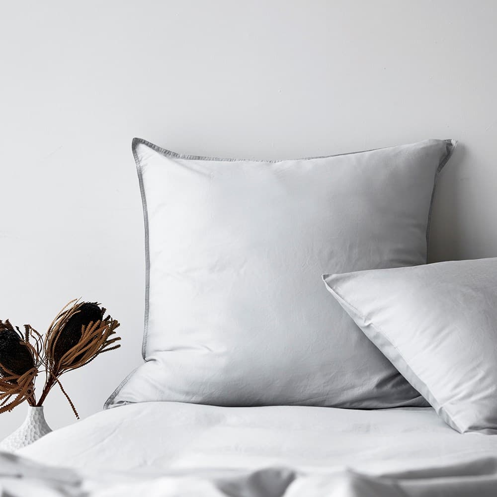 Soft Washed Cotton European Pillowcase. From $USD69.95. Available at George Street Linen