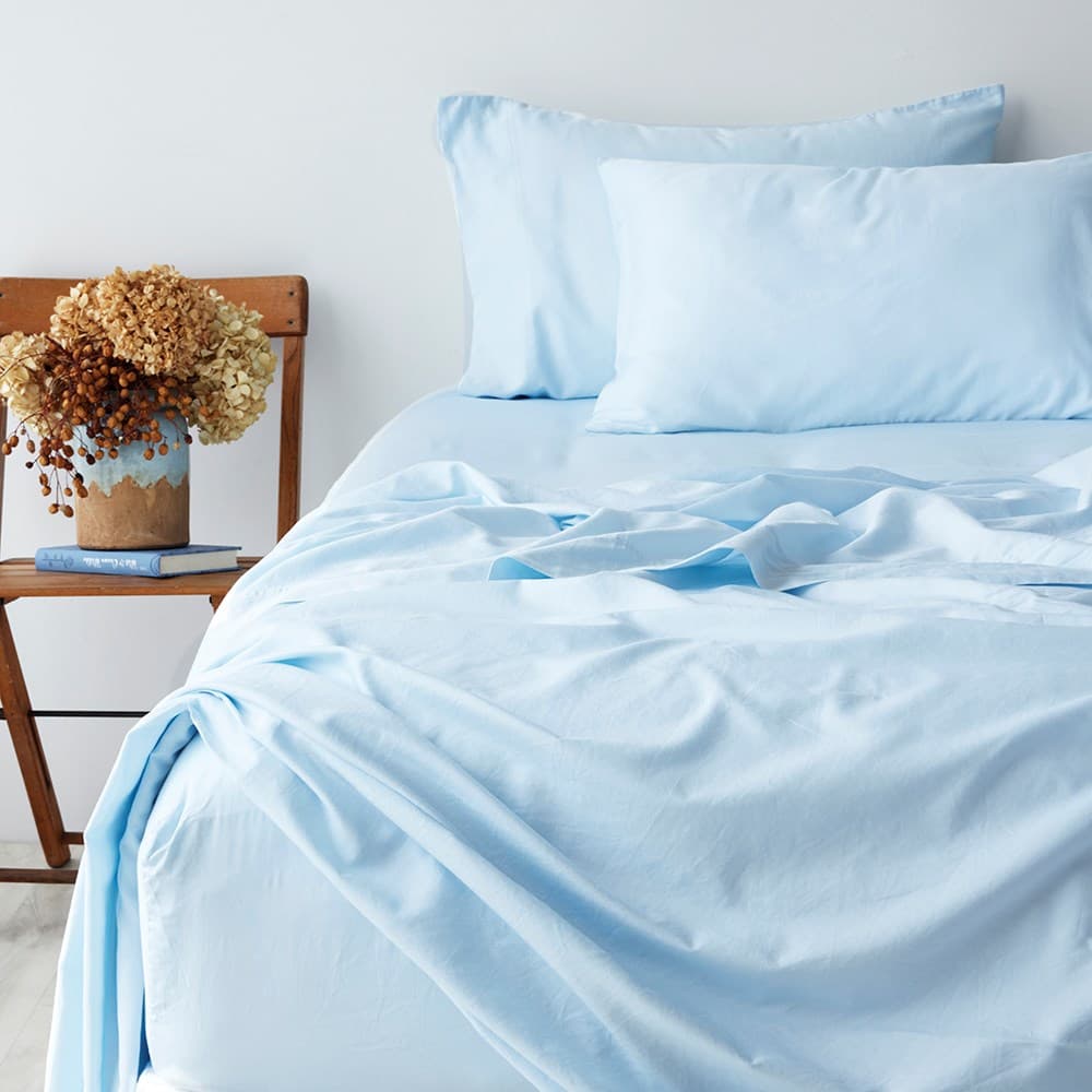 Soft Washed Cotton Sheet Set. From $USD199.95. Available at George Street Linen