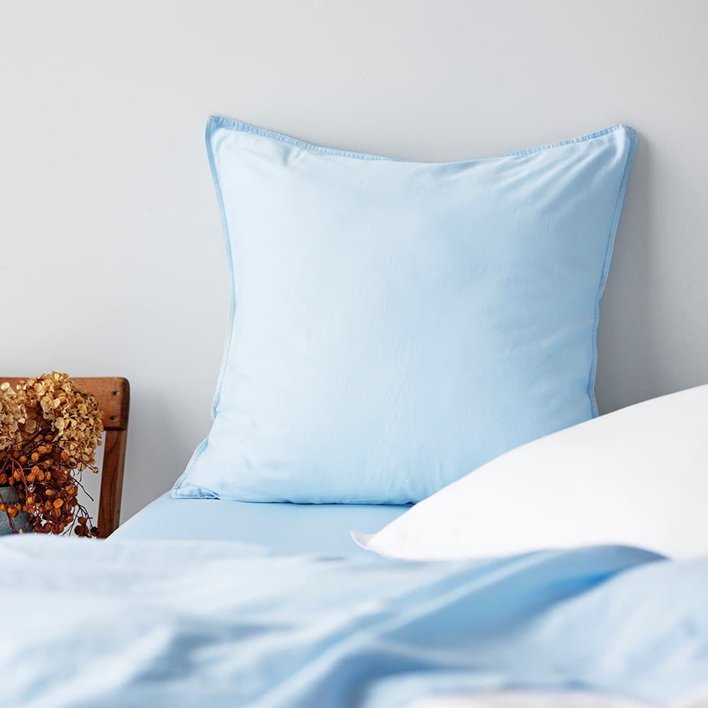 Soft Washed Cotton European Pillowcase. From $USD69.95. Available at George Street Linen