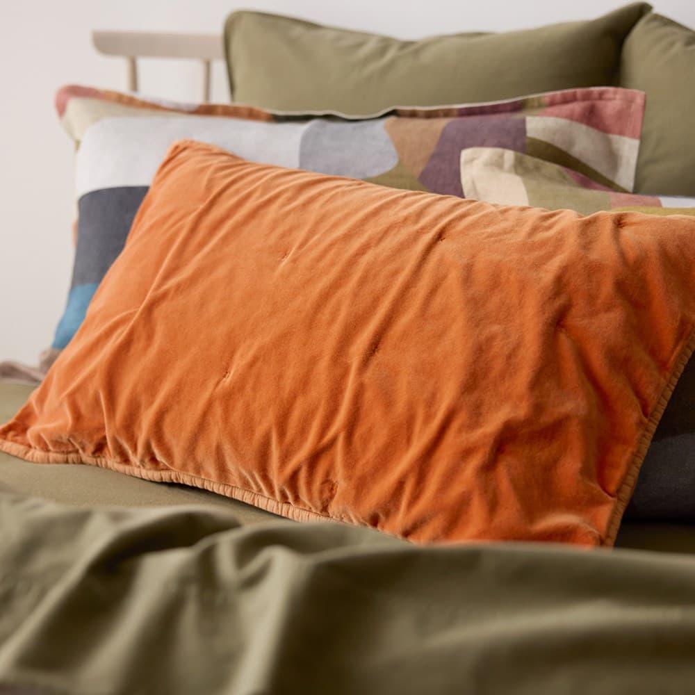 Venus Cotton Velvet Quilted Pillowcase. From $USD99.00. Available at George Street Linen