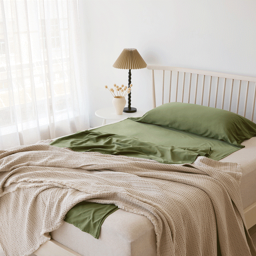 Bamboo Cotton Travel Bed Sheet. From $USD99.00. Available at George Street Linen