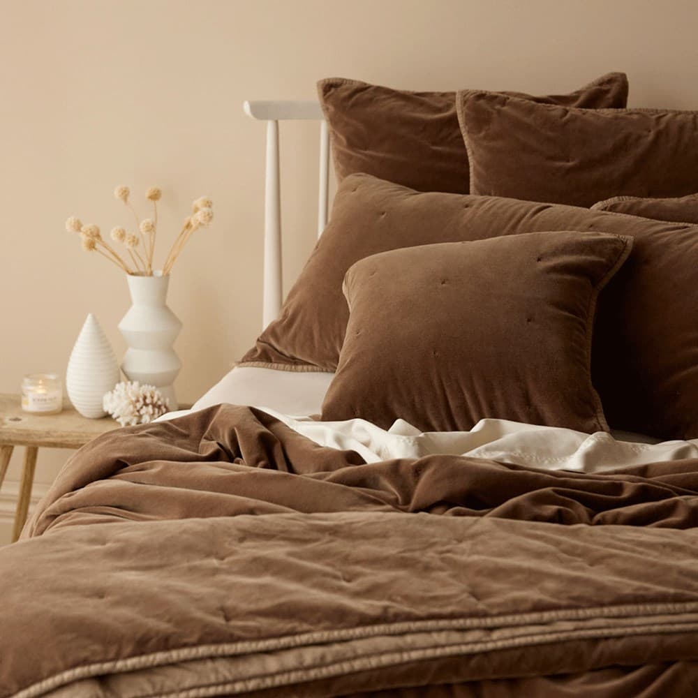 Venus Cotton Velvet Cushion Cover. From $USD79.00. Available at George Street Linen