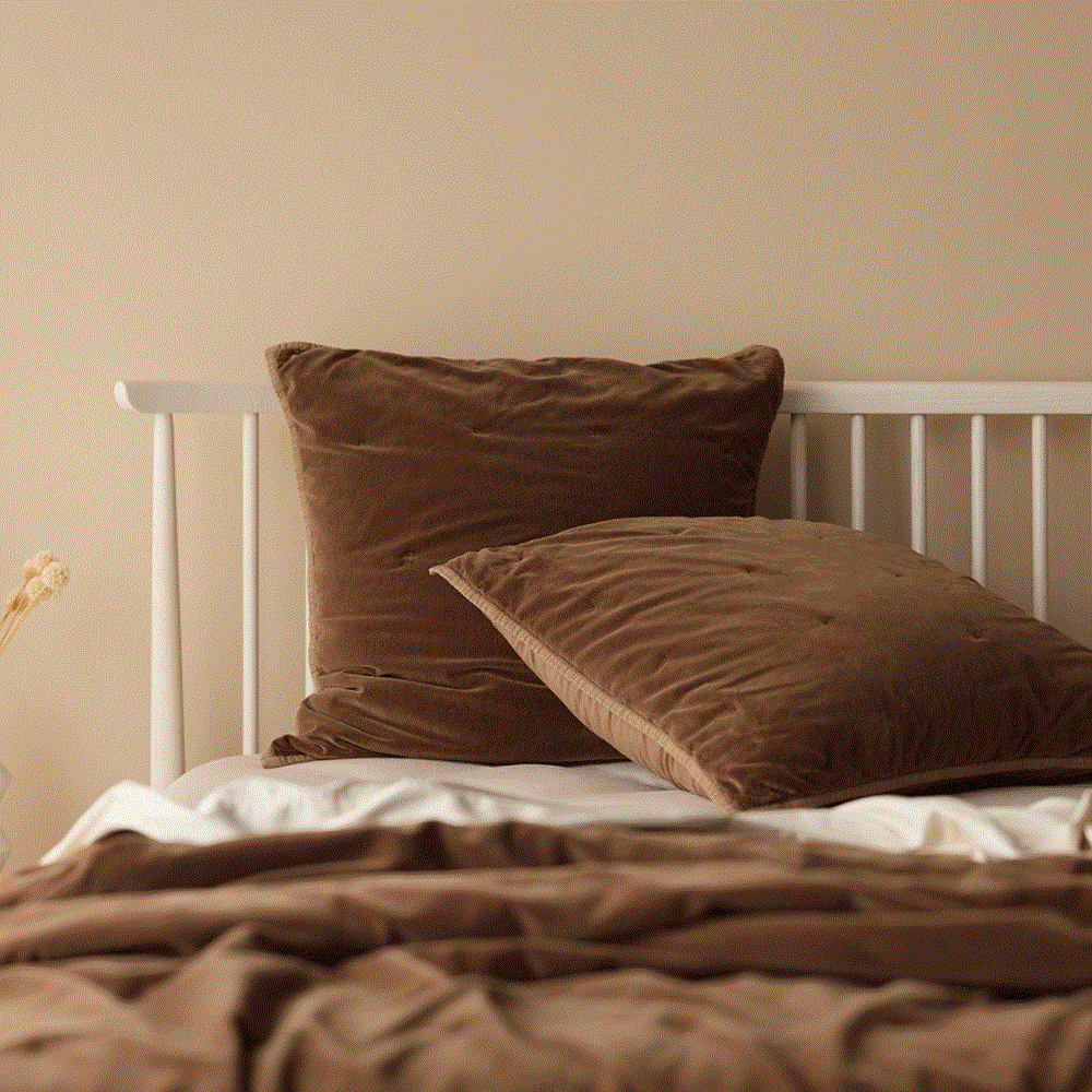 Venus Cotton Velvet Pillowcase. From $USD89.00. Available at George Street Linen