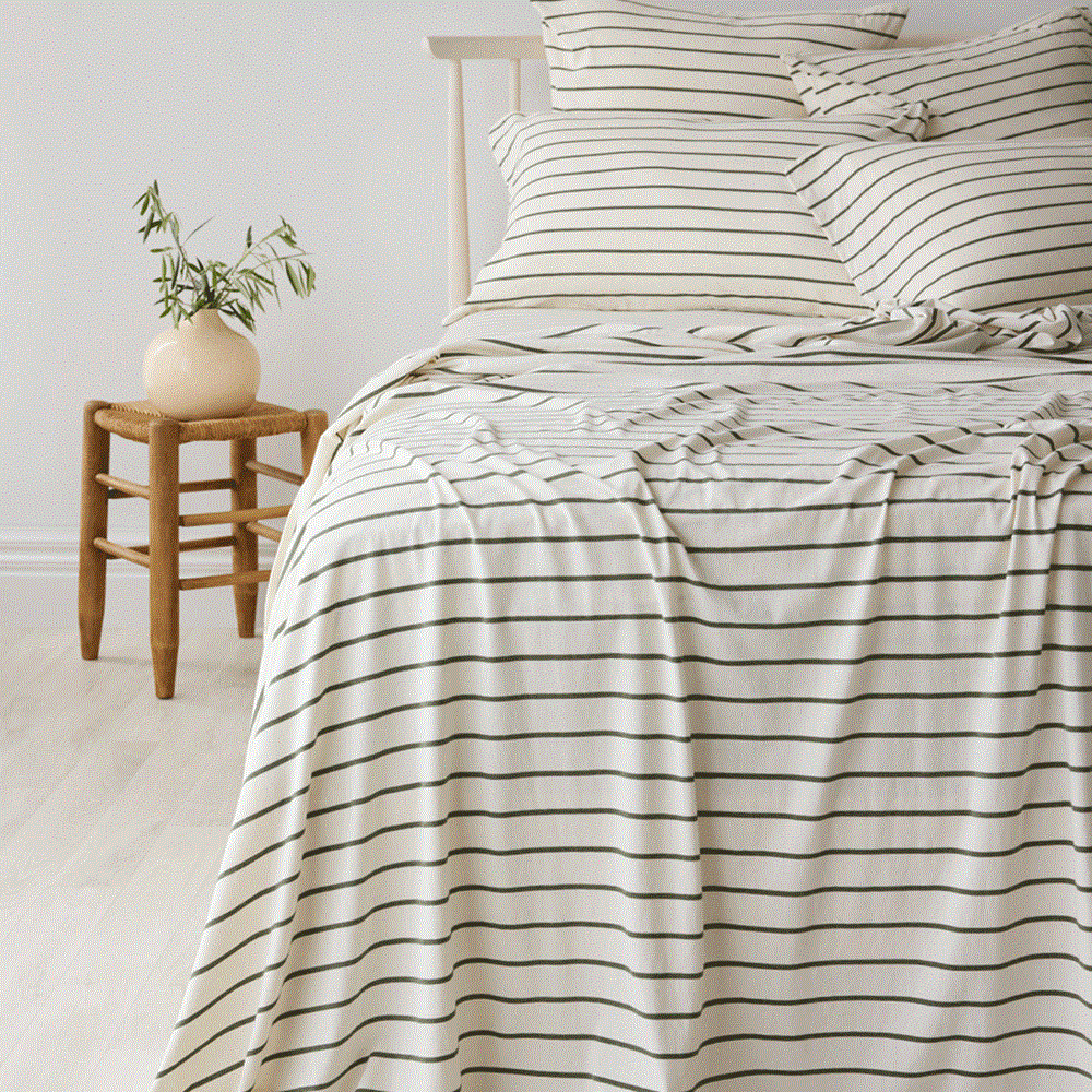 Cotton Jersey Fitted Sheet. From $USD90.00. Available at George Street Linen