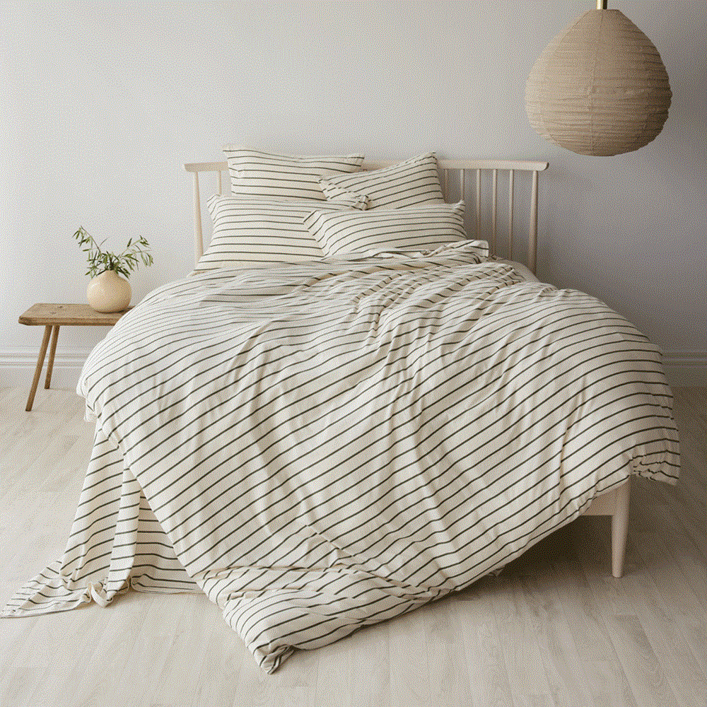 Cotton Jersey Duvet Cover. From $79.50. Available at George Street Linen