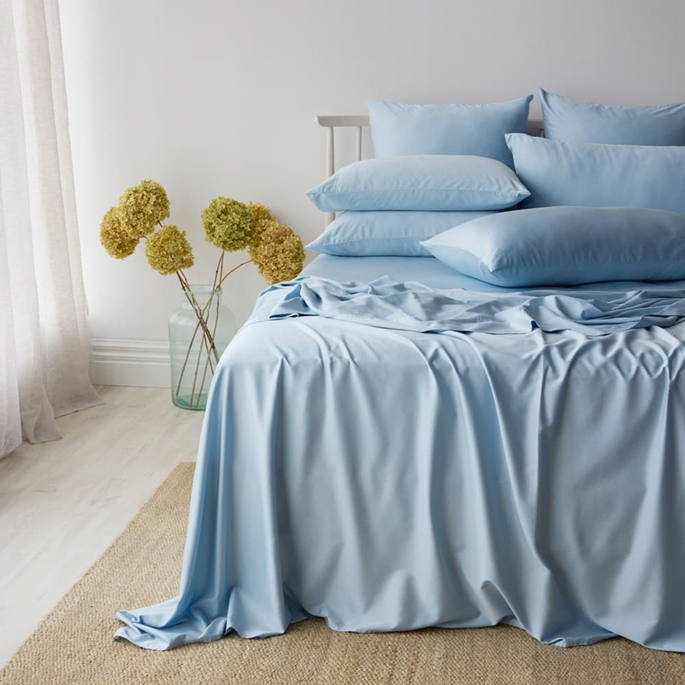 Bamboo Cotton Flat Sheet. From $USD99.95. Available at George Street Linen