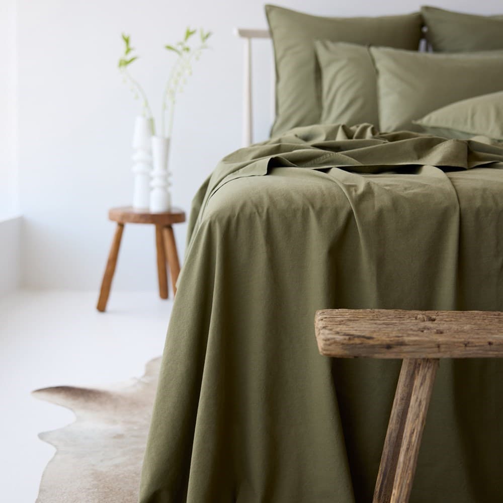 Vintage Look Cotton Flat Sheet. From $USD100.00. Available at George Street Linen