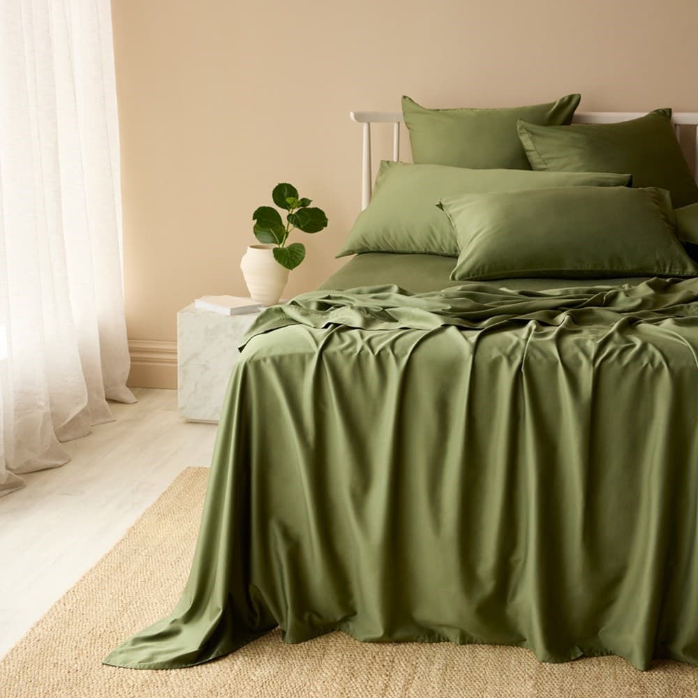 Bamboo Cotton Flat Sheet. From $USD99.95. Available at George Street Linen