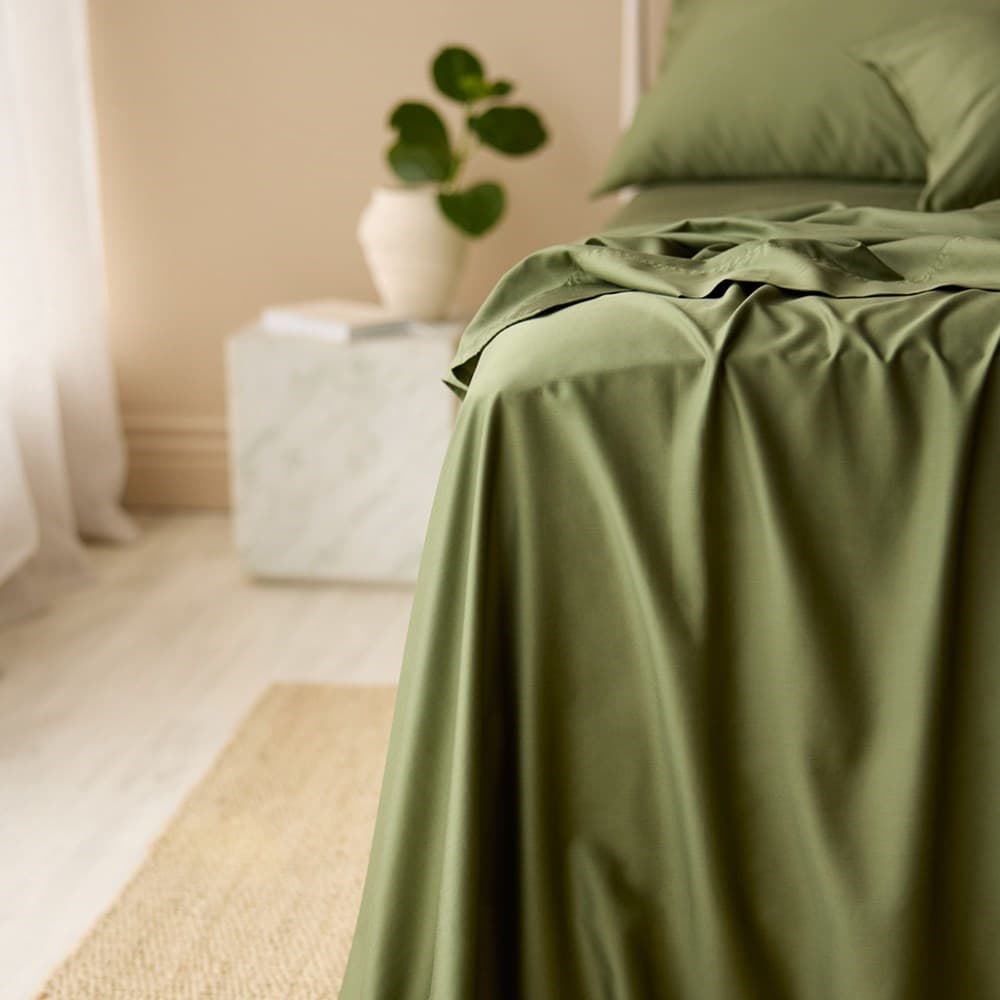 Bamboo Cotton Fitted Sheet. From $USD89.95. Available at George Street Linen