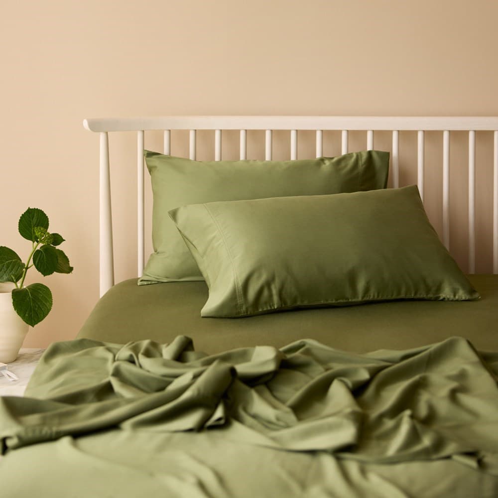 Bamboo Cotton Pillowcase. From $USD49.95. Available at George Street Linen