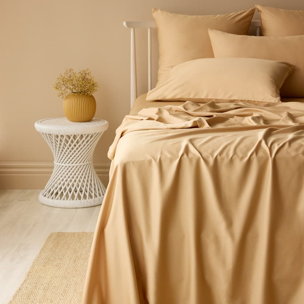 Bamboo Cotton Fitted Sheet. From $USD89.95. Available at George Street Linen