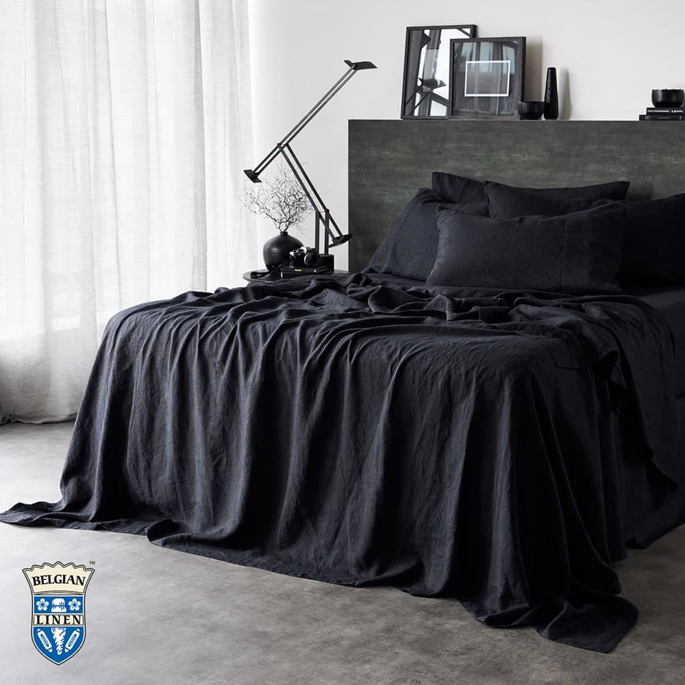 Belgian Linen Flat Sheet. From $USD699.00. Available at George Street Linen