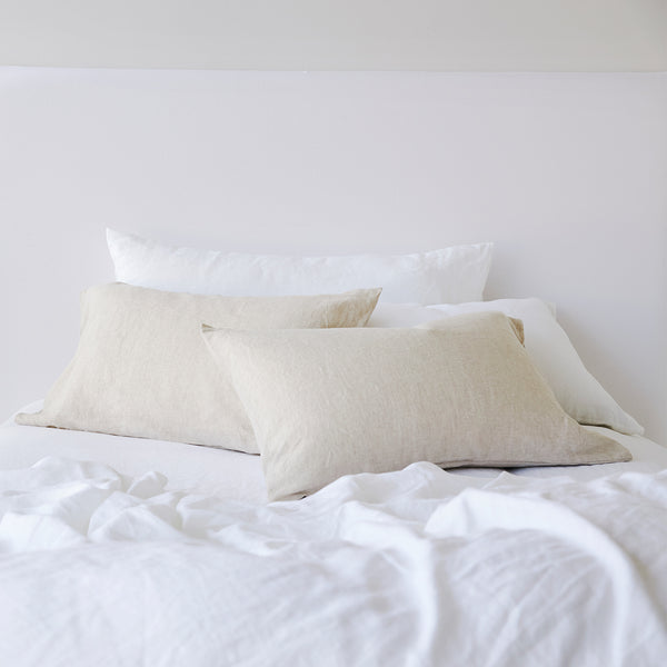 Pure Linen Standard Pillowcase - Natural