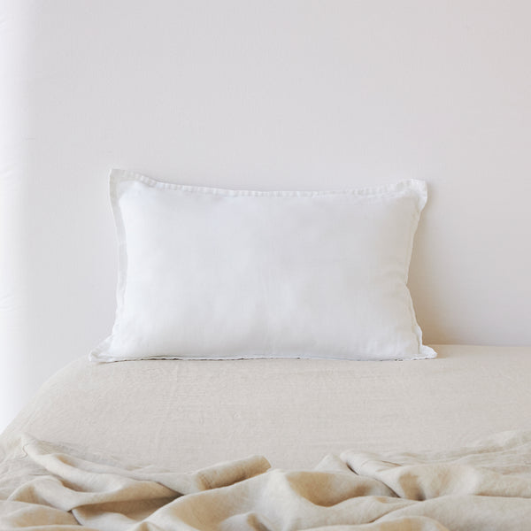 Pure Linen Cushion - White