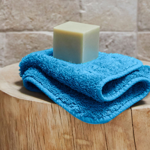 Super Pile Cotton Towel - Cyan
