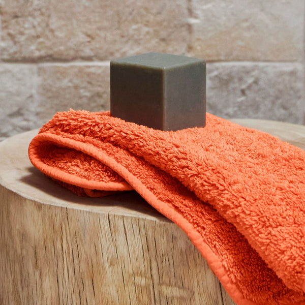 Super Pile Cotton Towel - Orange