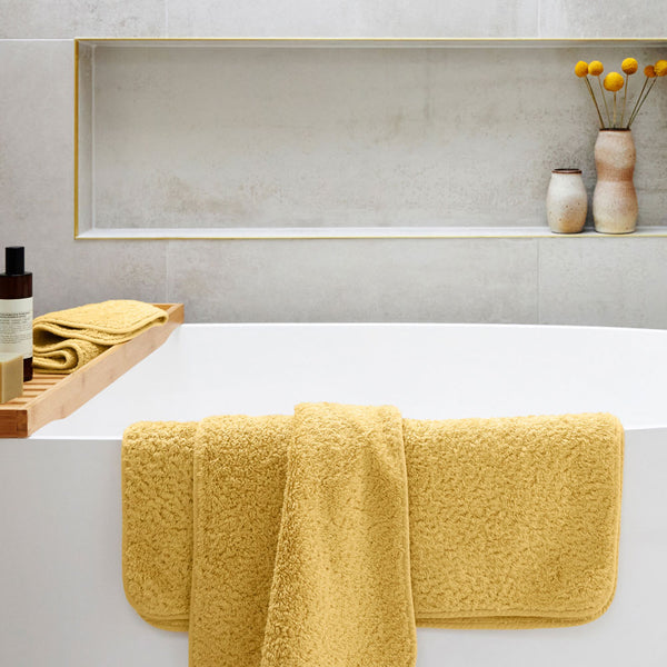 Super Pile Cotton Towel - Gold