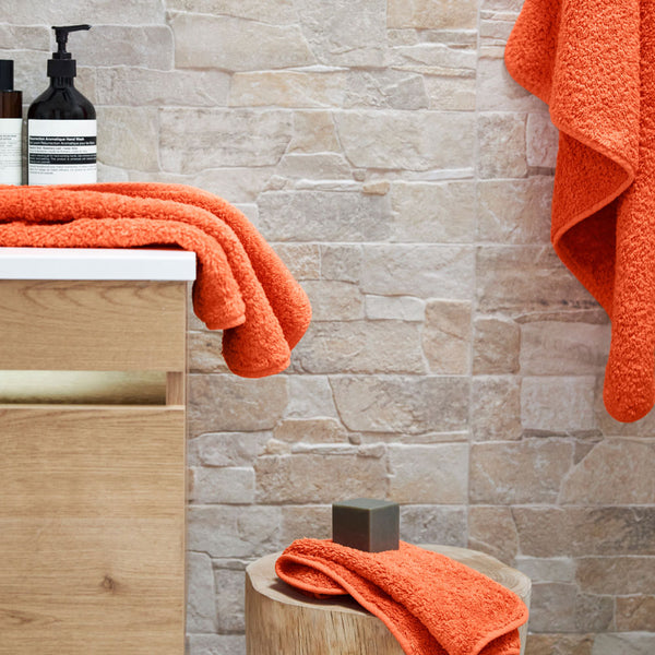 Super Pile Cotton Towel - Orange