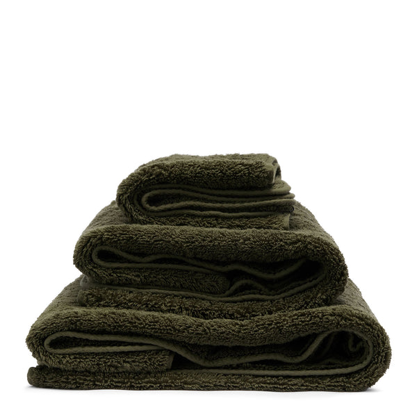 Super Pile Cotton Towel - Olive (6595570040911)