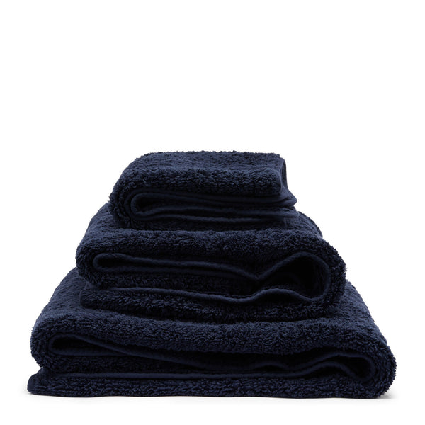 Super Pile Cotton Towel - Indigo (6595569975375)
