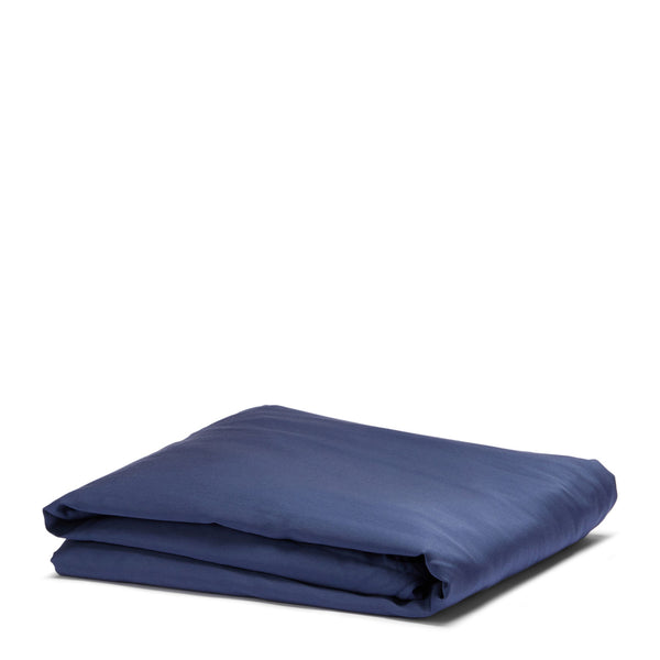 Bamboo Cotton Fitted Sheet - Navy (6596070211663)