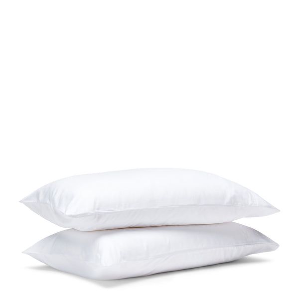 Bamboo Cotton Pillowcase Pair - White (6596072276047)