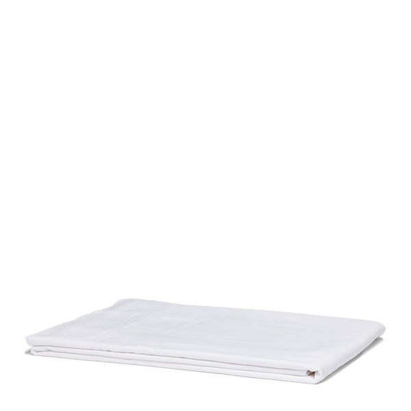Bamboo Linen Flat Sheet - White (6638652358735)