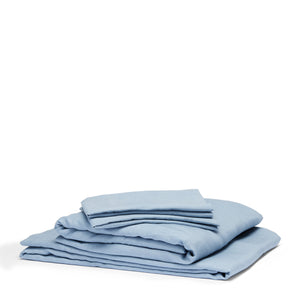 Cambric Cotton Sheet Set - Denim (6604485492815)