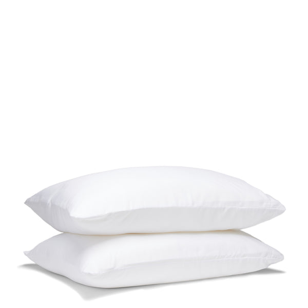 Bamboo Linen Standard Pillowcase Pair - White (6638652391503)