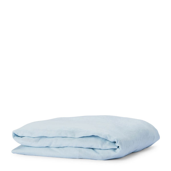 Pure Linen Fitted Sheet - Powder