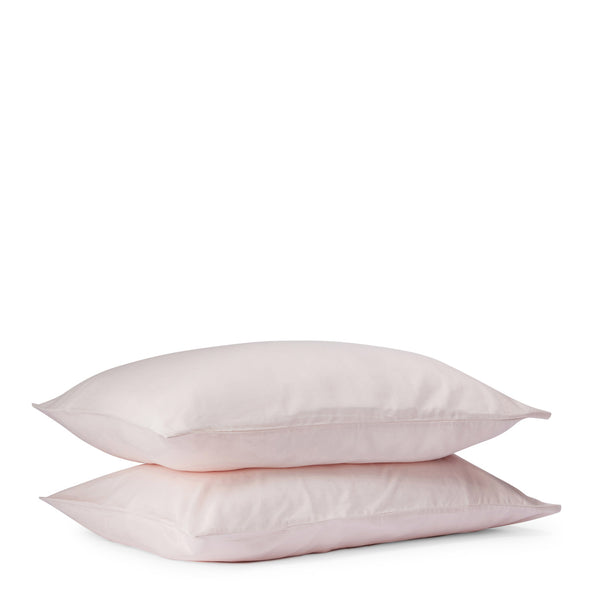 Soft Washed Cotton Pillowcase Pair - Peony