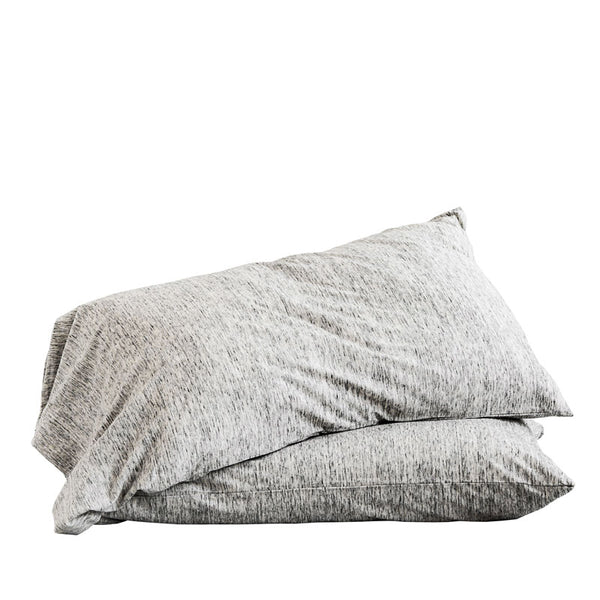 Cotton Jersey Pillowcase Pair - Natural Heather (9785662544)