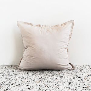 450Tc Cotton Percale European Pillowcase - Linen (1378734702656)