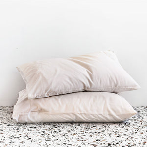 450Tc Cotton Percale Duvet Cover - Linen (9785658512)