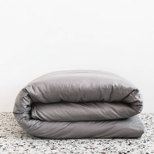 Extra Soft Washed Sateen Duvet Cover - Dove (9785660880)