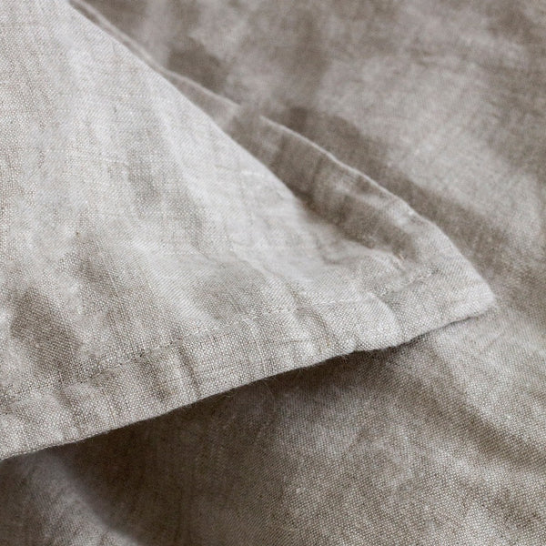 100% Linen Duvet Cover Set - Natural (3671241556047)