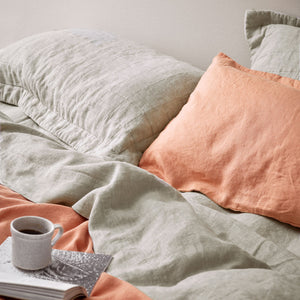 100% Linen Pillowcase - Adobe (3671242637391)