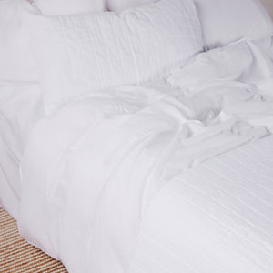 Cambric Cotton Coverlet - White (6575331409999)
