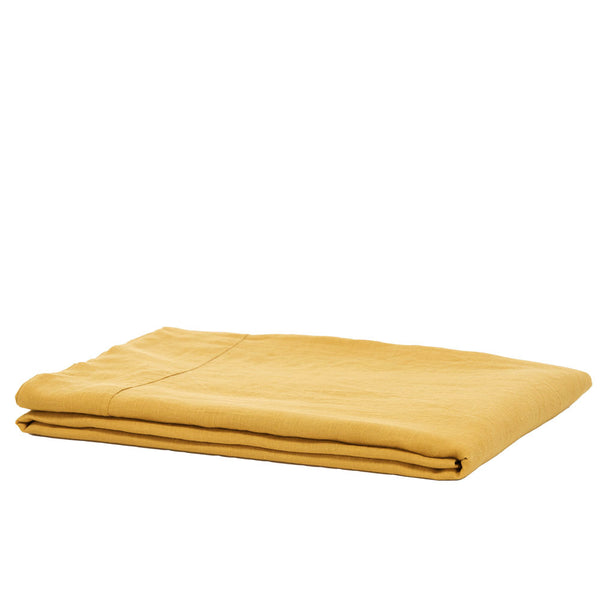 100% Linen Flat Sheet - Honey (3671241982031)
