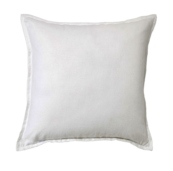 100% Linen European Pillowcases - White (3671241457743)