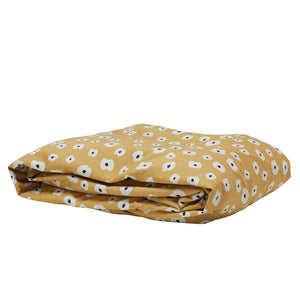 Anja Printed Fitted Sheet - Biscuit (4871149879375)