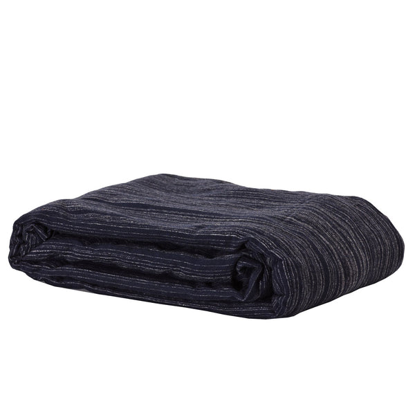 Cotton Jersey Fitted Sheet - Navy Heather (9785662352)