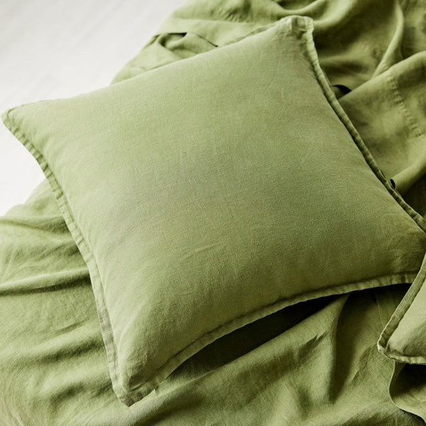 Pure Linen Cushion - Foliage