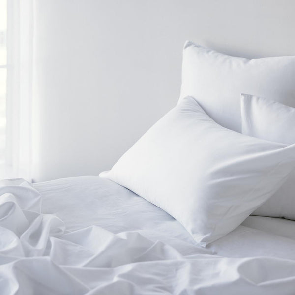 Soft Washed Cotton Pillowcase Pair - White