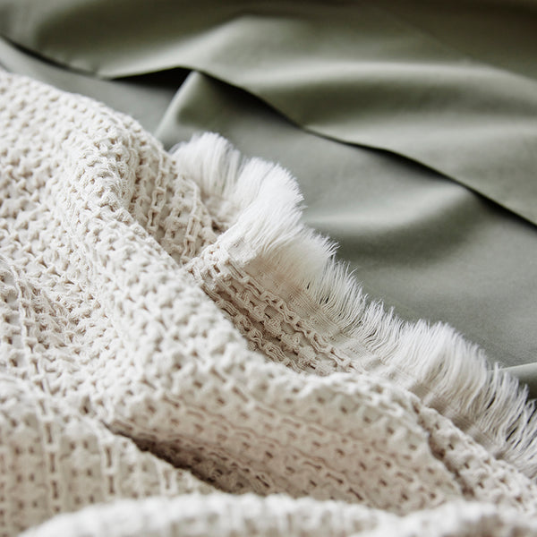 Fresh Cotton Percale Standard Pillowcase Pair - Cedar